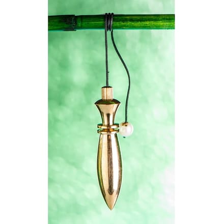 Karnak pendel messing verguld 63 mm