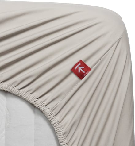 Beddinghouse - Percale-katoen - Split-topper - Hoeslaken - 160x200 cm - Naturel