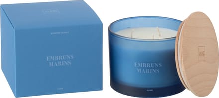 J-Line geurkaars Accords Essentiels - Embruns Marins - blauw - 28U