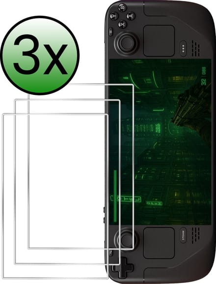 Beschermglas Geschikt voor Steam Deck OLED Screenprotector Tempered Glass - Screenprotector Geschikt voor Steam Deck OLED Screen Protector - 3 Stuks
