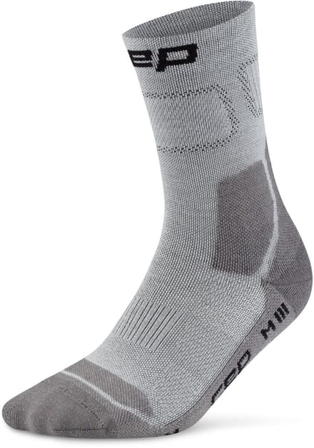 CEP Hiking Light Merino Mid-Cut Compressie - Grijs/Donkergrijs - Heren(45-48)