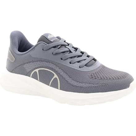 Ellesse Heren Como leren platte sportschoenen (Grijs)