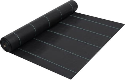 Worteldoek 2x50m Zwart Wortelbegrenzing en Onkruidwering