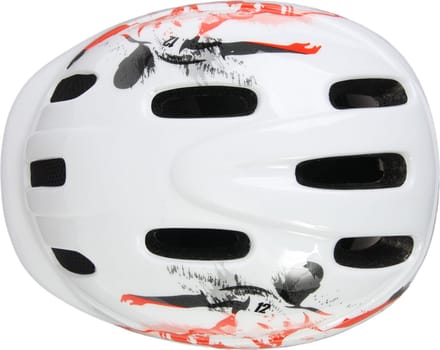 Fischer Kinderfietshelm S/M voetbal wit