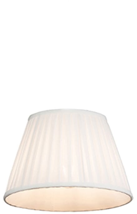 QAZQA plisse - Retro Lampenkap - Ø 250 mm - Crème -