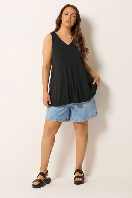 Yours Zwarte Swingtop Size 46