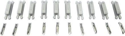 Z Rokuhan rails (met ballastbed) 7297412 Railsverbinders 10 stuk(s)