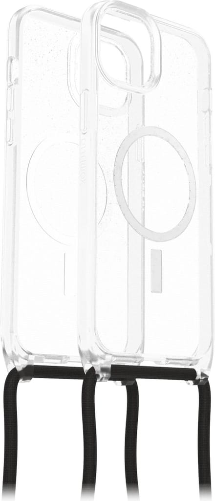 Geschikt voor OtterBox Apple iPhone 15 Plus React Necklace Geschikt voor Mag Hoesje Koord - Glitter