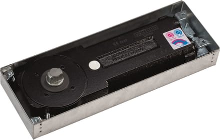Vloerveer - dormakaba - Dorma BTS84 EN3 en 90° stop met normale steekas