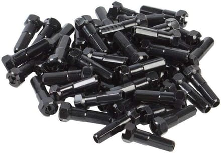 Spaaknippels - Fietsonderdelen - Fietsreparatie - Speciale opname - 40 stuks - Zwart
