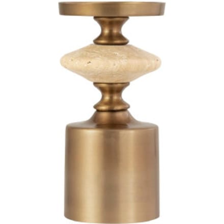 PTMD - Kandelaar Nikolaos - Goud - 11x11x23cm