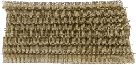 Binderspiralen Pack - Metaaldraad Spiraal - Documenten Binden - Duurzaam Nylon Coating - 100 Vellen Capaciteit - Licht Goud