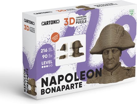 CARTONIC- Napoleon - 3D puzzel- Speelgoed - DIY- Creatief - Karton - Voor kinderen en volwassenen
