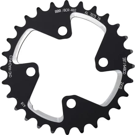 Bbb Shimano Xt Bcr-46s 64 Bcd Kettingblad Zwart 28t