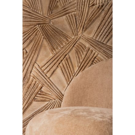 PTMD Wandpaneel Raihan - 80x3x160 cm - MDF - Creme