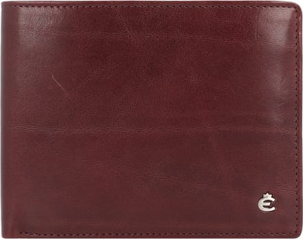 Esquire Toscana Portemonnee RFID-bescherming Leer 12 cm - Jongens - Horizontaal - coffee