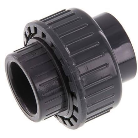 PVC Fitting Lijmmof Recht 25x54mm EPDM [2 stuks]