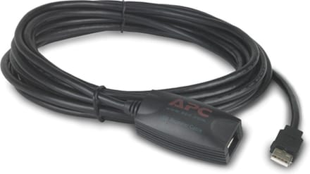APC NetBotz USB Latching Repeater Cable, LSZH - 5m USB-kabel 5,00 m USB A Zwart