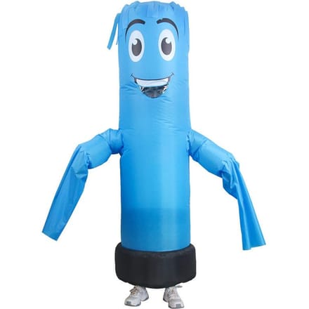 Costume Gonflable Danseur Smiley Rouge, Adulte 150-190cm bleu