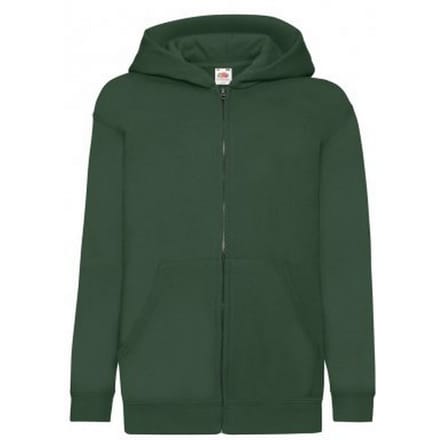 Fruit of the Loom Kinderen/Kinderkapjes Sweatshirt (Fles groen)