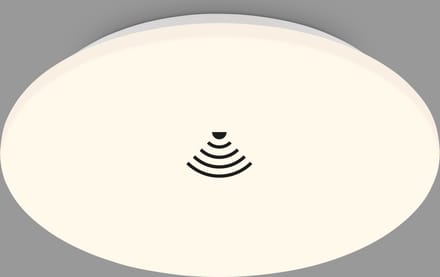 BRILONER Ekos - LED Plafondlamp - plafonniére met bewegingsmelder - 3.000K warm wit licht - Ø35cm - wit