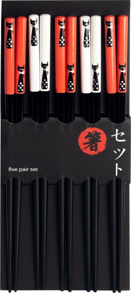 CHOPSTICKS - KAT - 5 STUKS - 22.5CM