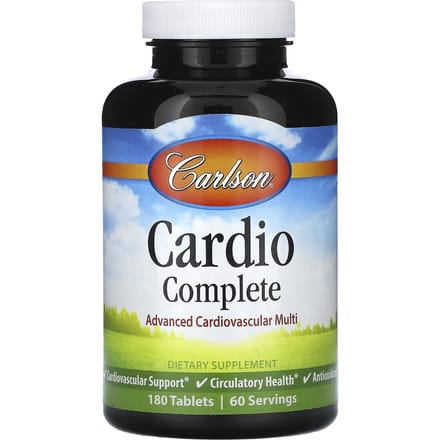 Cardio Complete, Geavanceerde Cardiovasculaire Multivitamine, 180 Tabletten