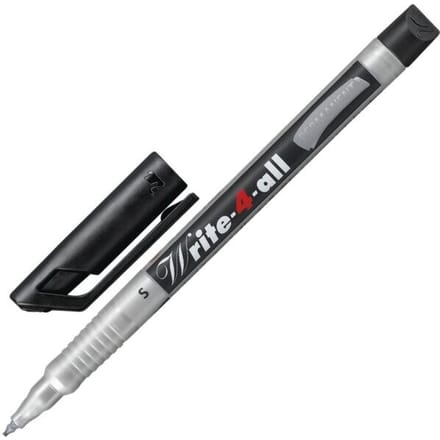STABILO Write-4-All - Permanent Marker - Superfine 0,4 mm - Zwart - per stuk