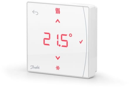 Danfoss Icon2 room thermostat 24V w/display w/mounting