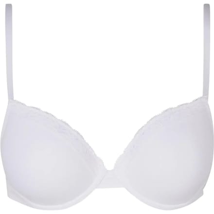 Urban Classics - Basic Cotton Lace 2Pack BH - 80C - Wit/Wit