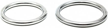 Bondage Play stalen cockring set - 40+45 mm