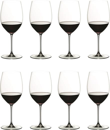 Riedel Rode Wijnglazen Veritas - Cabernet / Merlot - 709 ml - Pay 6 Get 8