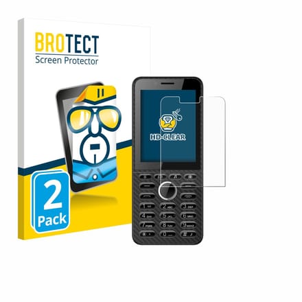BROTECT - Screenprotector voor Energizer E288S - Folie Beschermfolie transparant 2 Stuks
