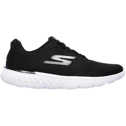 Skechers Gorun400 hardloopschoenen voor dames (Zwart, Wit)