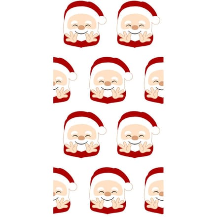 Papieren zakdoekjes "Hello Santa"