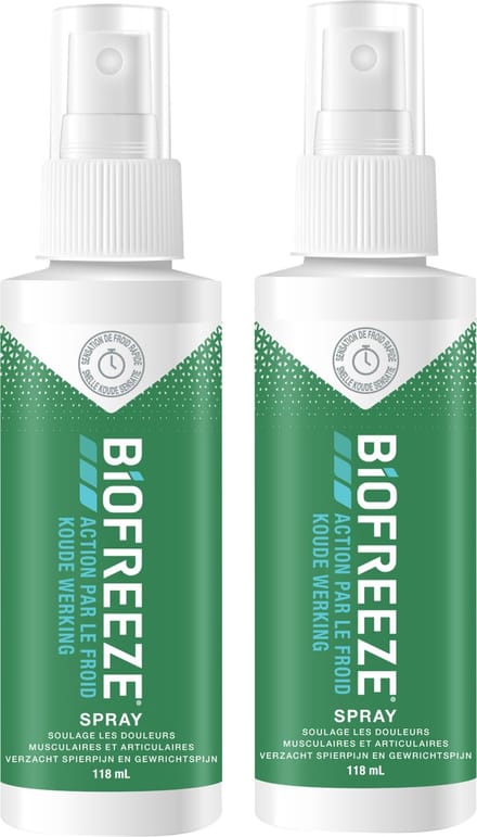 Biofreeze Spray 104g - 2 Stuks - Voordeelverpakking