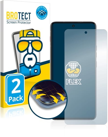 BROTECT - Screenprotector voor Motorola ThinkPhone - Folie Beschermfolie transparant volledig dekking - 2 Stuks