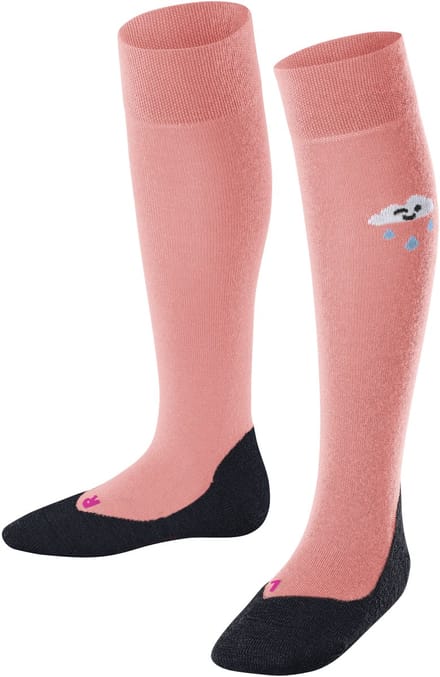 FALKE Active Rainboot met functionele zool wol lyocell kniekousen kinderen pink - maat 35-38