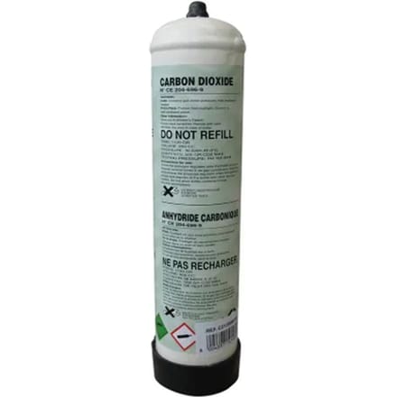 Telwin Oxyturbo - Eenmalige Co2 Gasfles - Voor Mignon En Micro - 950 Ml