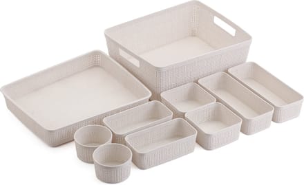 Mesa Living Opbergmanden | opruimen | antraciet