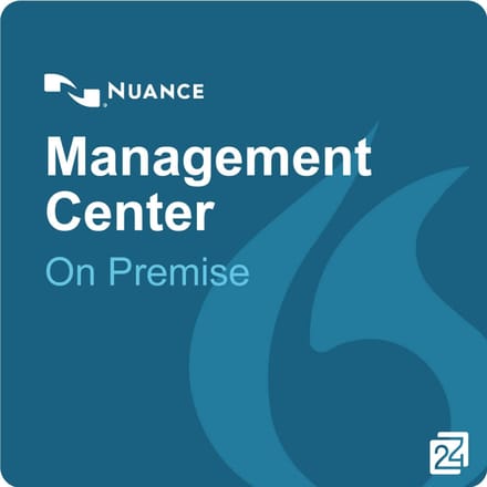 Nuance Management Center - On Premise Nieuwe Aankoop