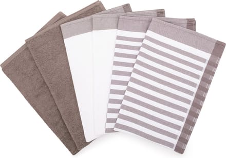 Ross Sonstiges 4 X theedoek- 2 X keukenhanddoek - in set 6 pack Exclusiv