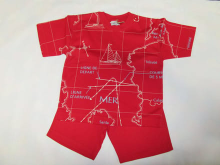 Petit Bateau - Zomer pyjama - Jongen - Roo  - 4 jaar  102