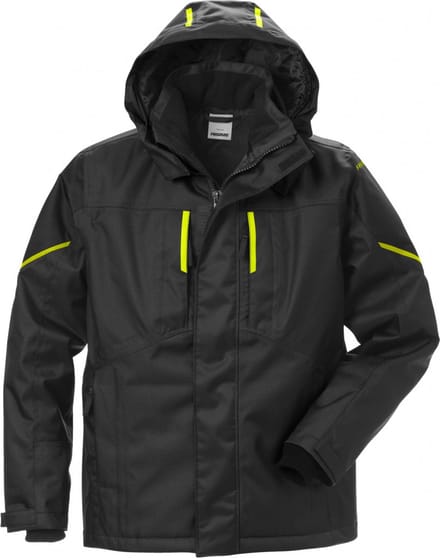 Fristads Airtech® Winterjack 4058 Gtc - Zwart/hi-vis geel - L