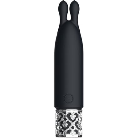 Royal Gems - Oplaadbare siliconen Bullet- Zwart