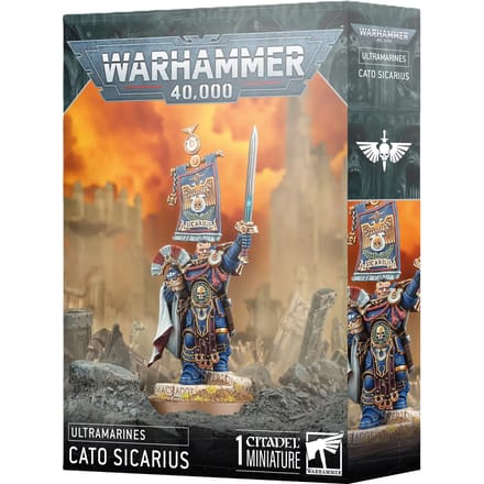 Beeldje Games Workshop Warhammer 40k - Ultramarines Cato Sicarius