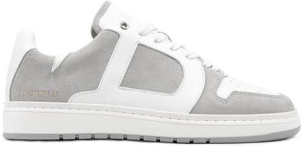 Dutch'D ® Sneaker - Wit Grijs - Sportief - Leer - Stijl Rune - Maat 41
