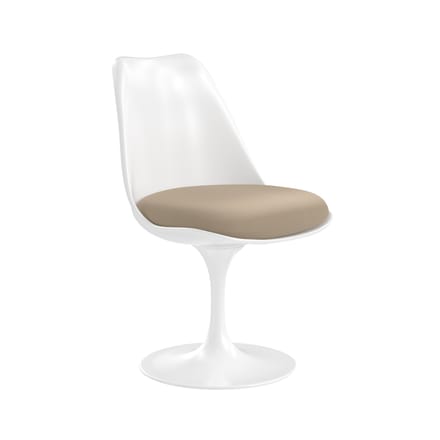 Knoll International Saarinen Tulip Stoel - Tonus 4 (135) - sand - wit