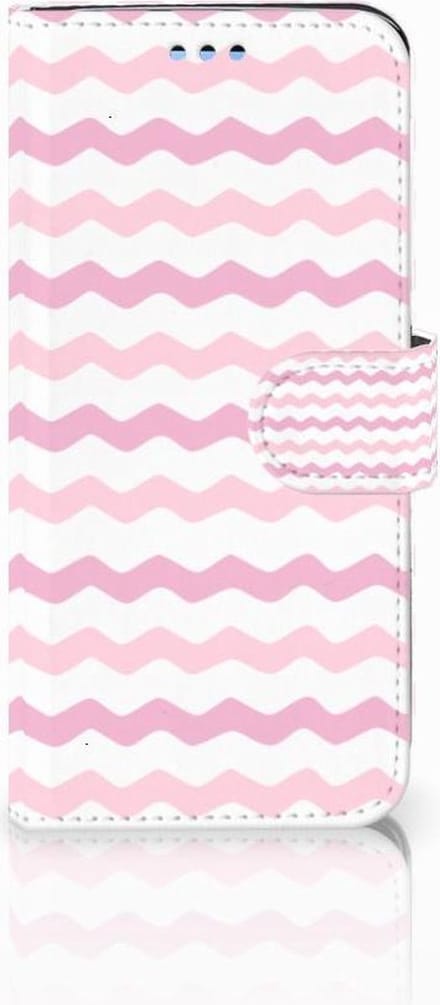 Samsung Galaxy S9 Telefoon Hoesje Waves Roze