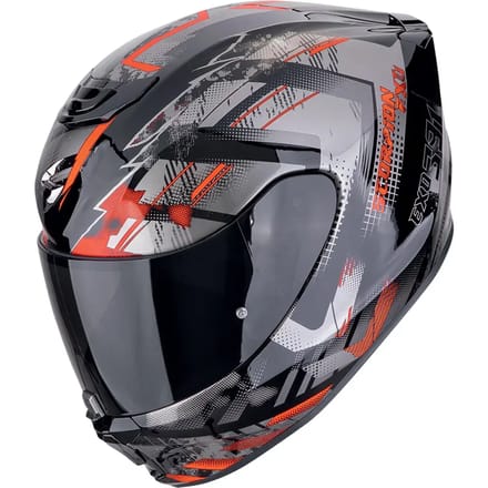 Volle motorhelm Scorpion Exo-391 Clutter